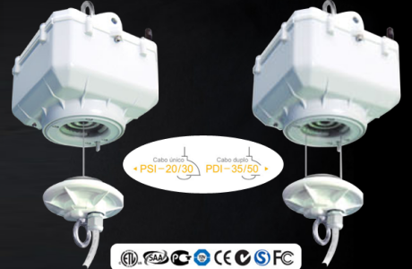 Sistema remoto - Tipo Tarefa Pesada PSI-20/30 e PDI-35/50