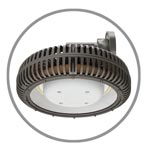 Luminária LED CD800, CD1500, CD3000 e CD4000 Industrial e Pública