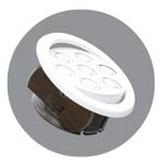 Lâmpada LED Spot Light DN-7A para embutir direcional