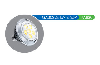 Lâmpada LED Spot Light GA3022S 15º e 25º soquete E26/E27