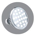 Lâmpada LED Spot Light GA3022S soquete E26/E27