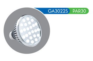 Lâmpada LED Spot Light GA3022S soquete E26/E27