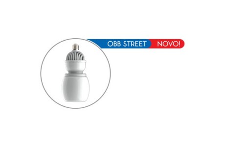 Lâmpada LED OBB Street para aplicação Industrial, Pública, Estacionamentos
